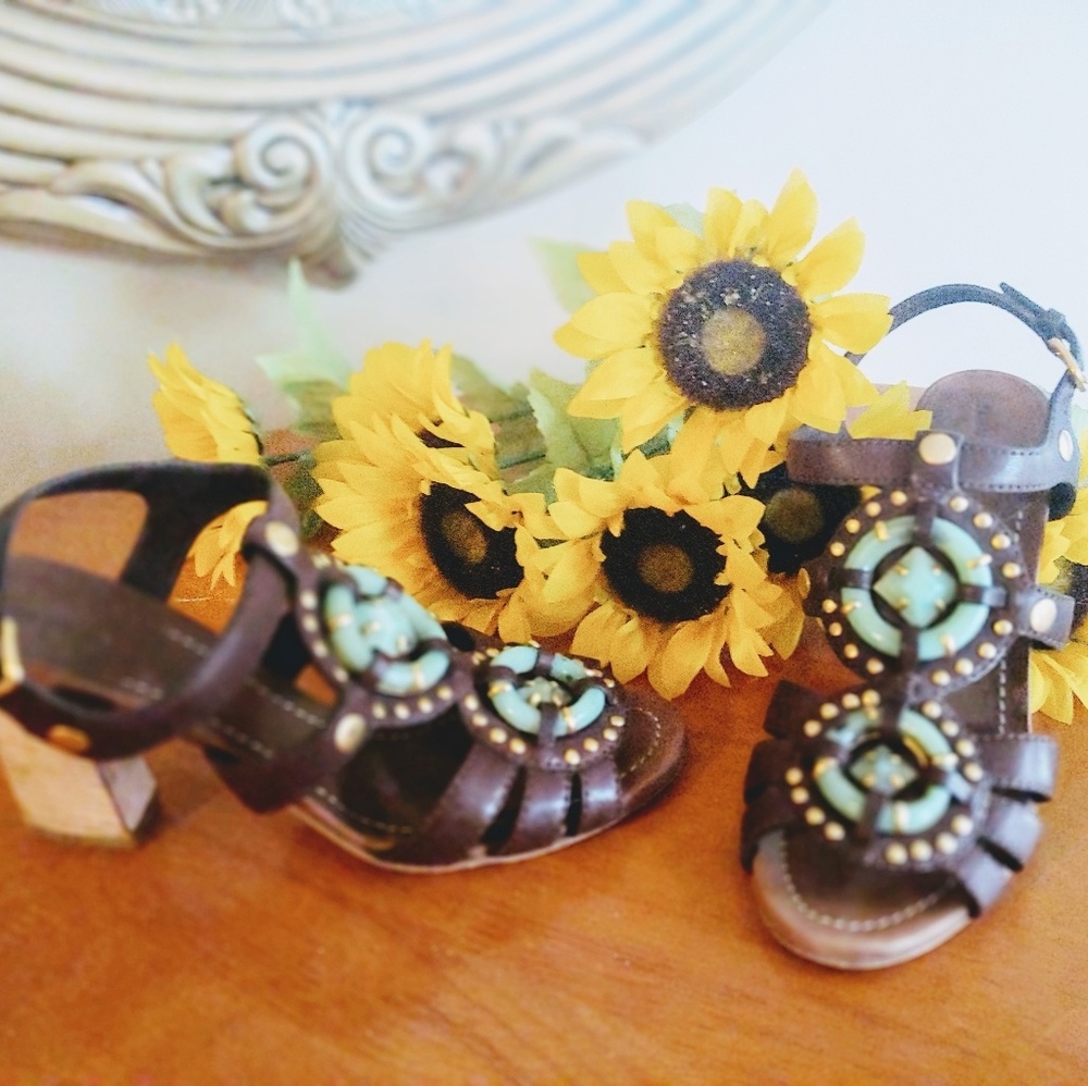 Miu Miu heels - embelished jade-like jeweling